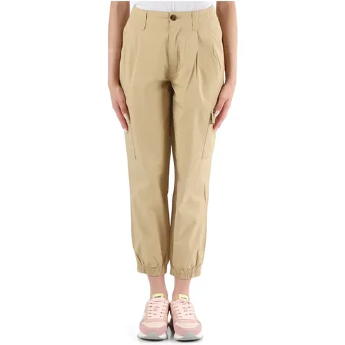Cargo Tencel Cotton Pants , female, Sizes: S - Sun68 - Modalova