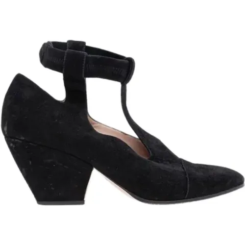 Pre-owned Suede heels , female, Sizes: 3 UK - Armani Pre-owned - Modalova