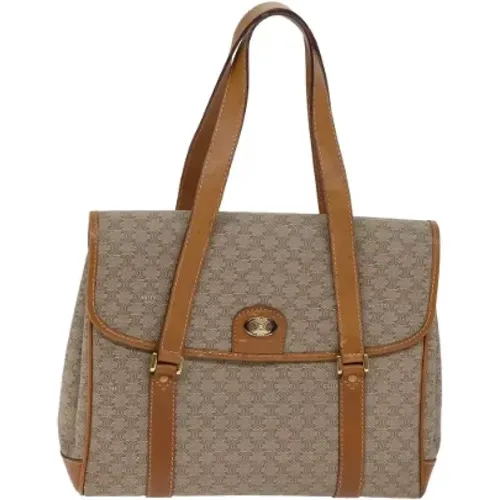 Pre-owned Canvas celine-bags , female, Sizes: ONE SIZE - Celine Vintage - Modalova