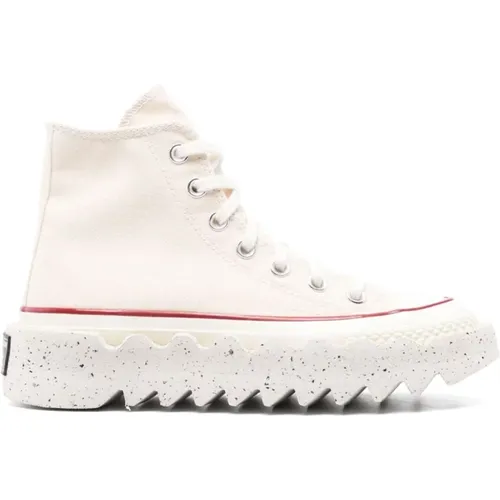 Canvas Mandel Zehen Sneakers , Damen, Größe: 34 EU - Converse - Modalova