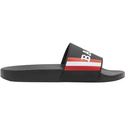 Stylish Flat Sandals in Rubber , male, Sizes: 11 UK, 9 UK, 10 UK - Bally - Modalova