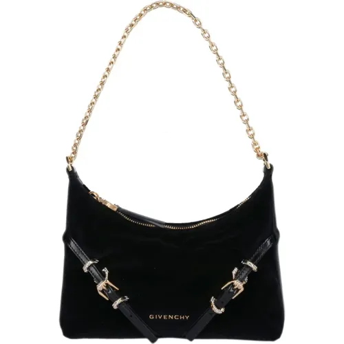 Leather Bag with Metal Details , female, Sizes: ONE SIZE - Givenchy - Modalova