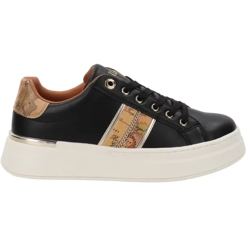 Faux Leather Womens Sneakers Stylish Design , female, Sizes: 3 UK - Alviero Martini 1a Classe - Modalova