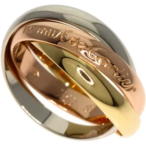 Pre-owned Gold rings , female, Sizes: ONE SIZE - Cartier Vintage - Modalova