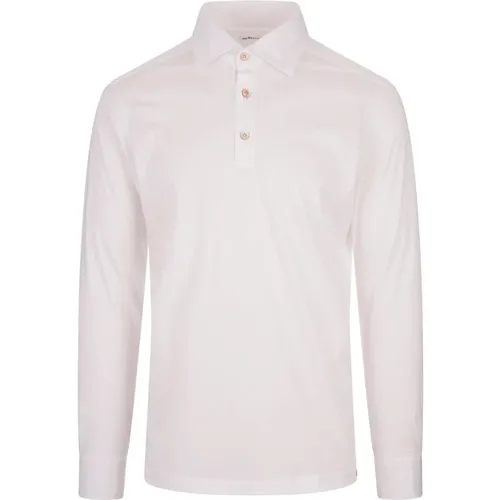 Cotton Polo Shirt , male, Sizes: XL, L - Kiton - Modalova