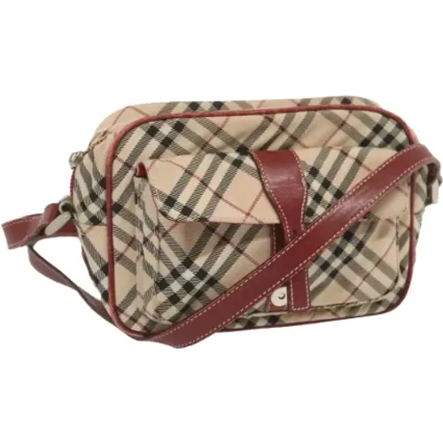 Pre-owned Canvas crossbody-bags , female, Sizes: ONE SIZE - Burberry Vintage - Modalova