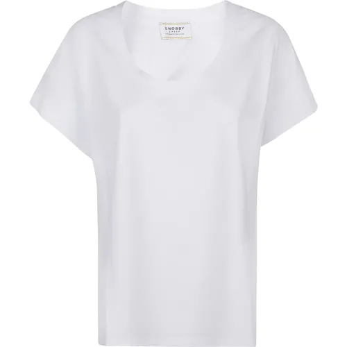 T-Shirt , female, Sizes: L, 2XS, M, XS - Snobby Sheep - Modalova