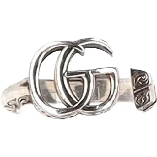 Pre-owned Silver rings , female, Sizes: ONE SIZE - Gucci Vintage - Modalova
