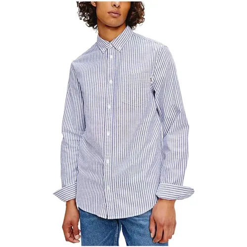 Oxford Striped Shirt TJM , male, Sizes: S - Tommy Hilfiger - Modalova