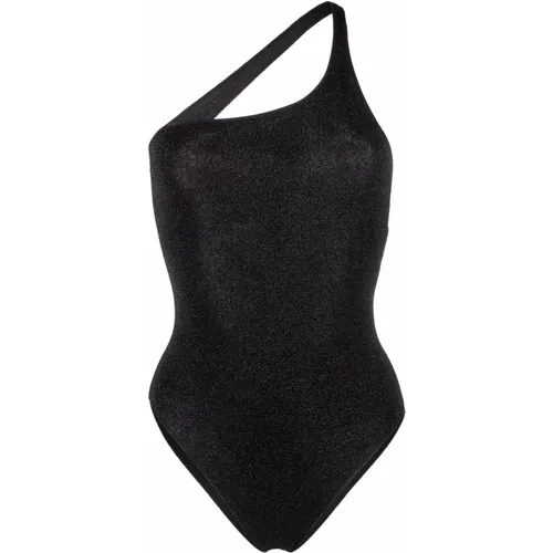 One-Shoulder Lurex Swimsuit , female, Sizes: M - Oseree - Modalova