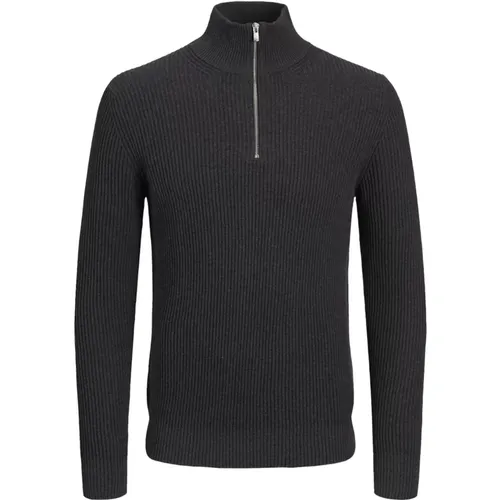 Halb-Zip Strickpullover Blaliam , Herren, Größe: 2XL - jack & jones - Modalova