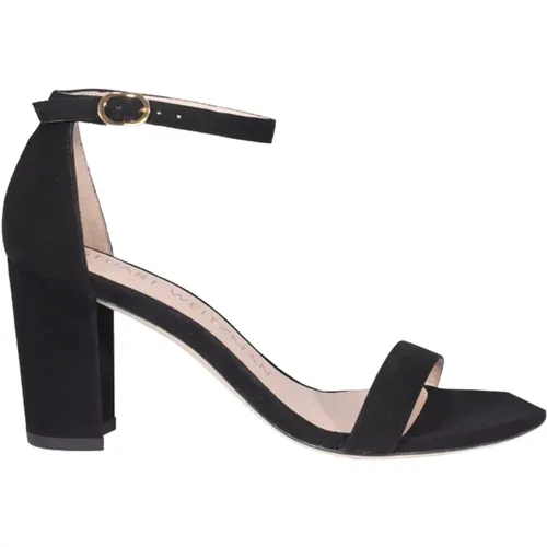 Erhöhen Sie Ihren Stil mit schwarzen High Heel Sandalen , Damen, Größe: 41 EU - Stuart Weitzman - Modalova