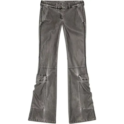 Flared Cargo Jeans , female, Sizes: 2XS, XS, S - Diesel - Modalova