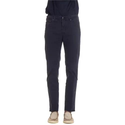 Slim-fit Trousers , male, Sizes: W32, W37 - Jacob Cohën - Modalova