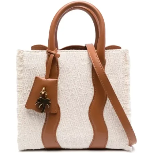 Mini Palm Beach Handbag - Stylish and Compact , female, Sizes: ONE SIZE - Palm Angels - Modalova