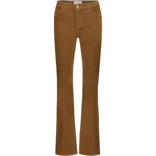 Corduroy Flare Trousers - Fabienne Chapot - Modalova