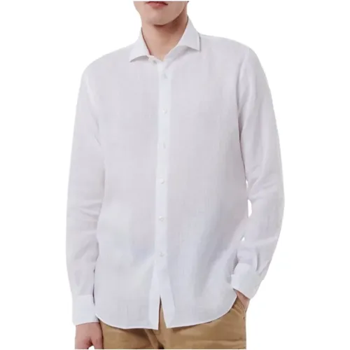 Linen Shirt Tailor Fit Button Closure , male, Sizes: 3XL, XL, 4XL, M, L, 2XL - Xacus - Modalova