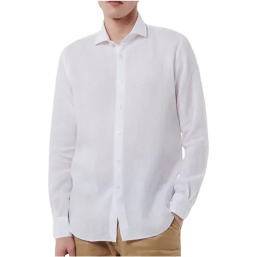 Linen Shirt Tailor Fit Button Closure , male, Sizes: XL, 4XL, M, L, 2XL - Xacus - Modalova