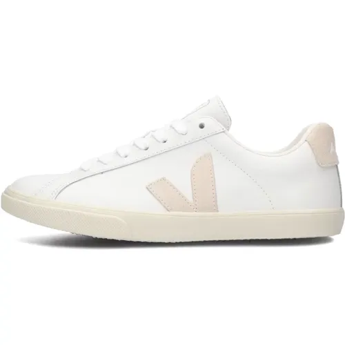 Weiße Ledersneakers , Damen, Größe: 36 EU - Veja - Modalova