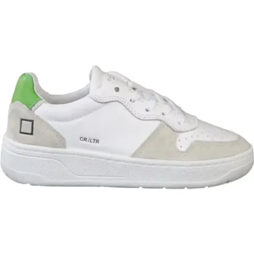 AND Lime Green Junior Sneakers , male, Sizes: 4 UK - D.a.t.e. - Modalova
