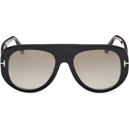 Bold Pilot Sunglasses Brown Mirrored , unisex, Sizes: 55 MM - Tom Ford - Modalova