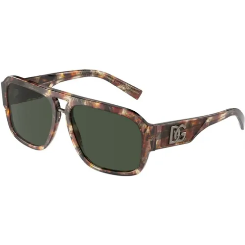 Stylische Herrensonnenbrille - Modell DG4403,Designer Sonnenbrille Dg4403 Schwarz - Dolce & Gabbana - Modalova