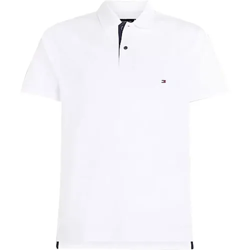 Monotype Weiße Polo Shirt , Herren, Größe: M - Tommy Hilfiger - Modalova