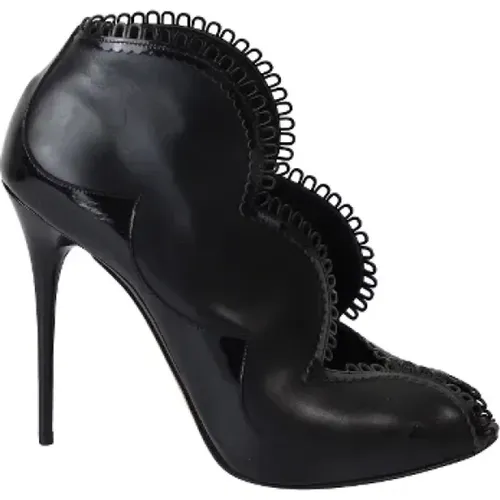 Pre-owned Leather heels , female, Sizes: 7 UK - Alexander McQueen Pre-owned - Modalova