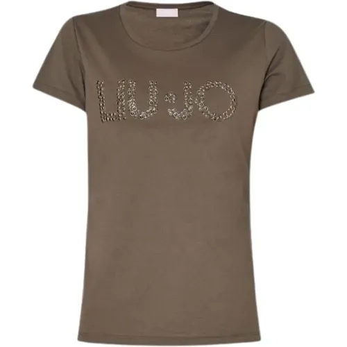 Lässiges T-Shirt für Frauen , Damen, Größe: L - Liu Jo - Modalova