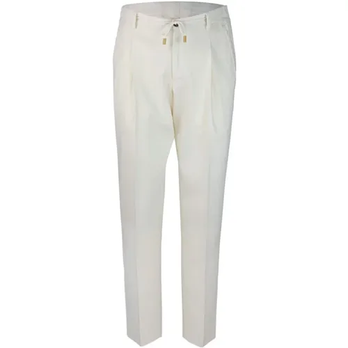 Chino Trousers with Elastic Waist , male, Sizes: XL, L - Lubiam - Modalova