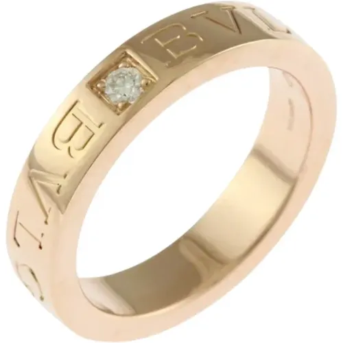 Pre-owned Rose Gold rings , female, Sizes: ONE SIZE - Bvlgari Vintage - Modalova