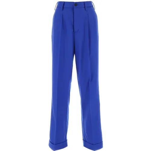 Elektrisch Blaue Weite Hose , Damen, Größe: 2XS - Marni - Modalova