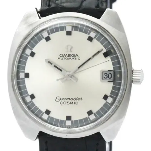 Pre-owned Leather watches , male, Sizes: ONE SIZE - Omega Vintage - Modalova