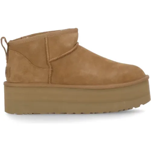 Braune Wildleder Stiefeletten für Frauen , Damen, Größe: 39 EU - Ugg - Modalova