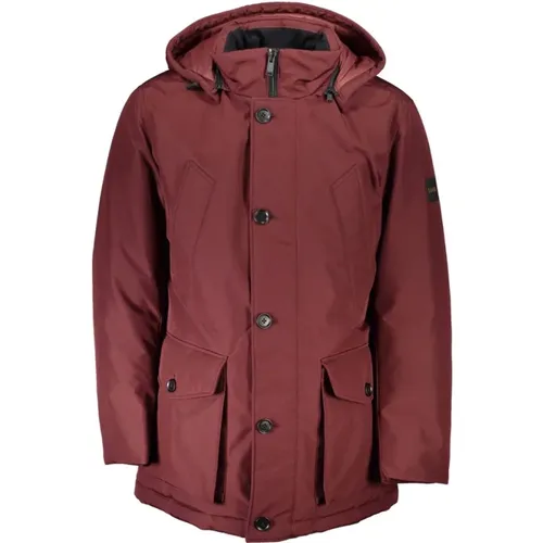 Elegante Rosa Kapuzenjacke , Herren, Größe: M - Hugo Boss - Modalova