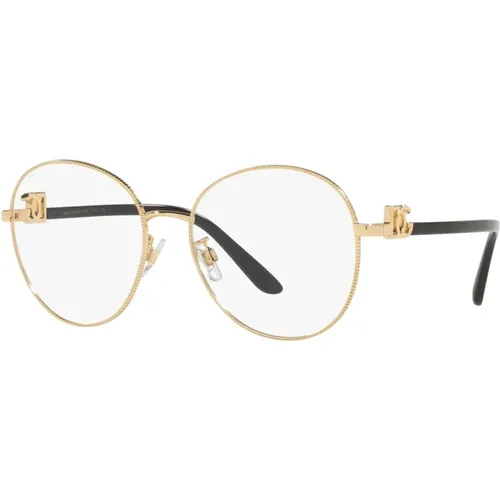 Gold Eyewear Frames , Damen, Größe: 56 MM - Dolce & Gabbana - Modalova