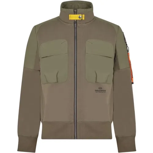 Zip-Through Fleece Jacket , male, Sizes: S - Parajumpers - Modalova
