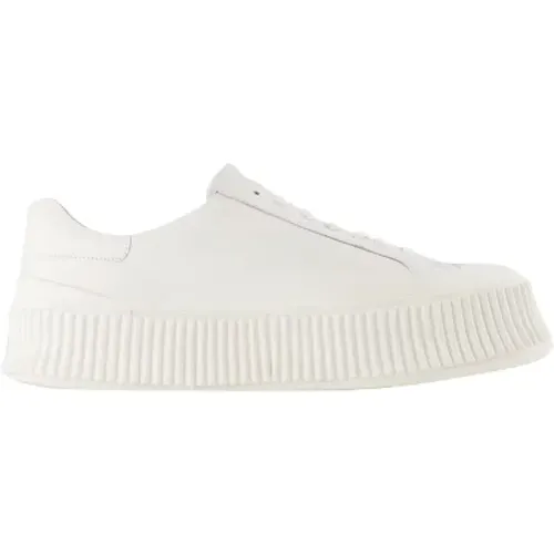 Leather sneakers , female, Sizes: 6 UK, 8 UK - Jil Sander - Modalova