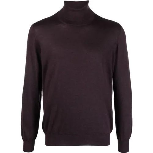 Luxury Cashmere Silk Turtleneck , male, Sizes: 3XL, XL - Barba - Modalova