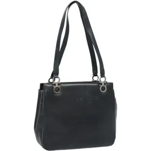 Pre-owned Leather shoulder-bags , female, Sizes: ONE SIZE - Salvatore Ferragamo Pre-owned - Modalova