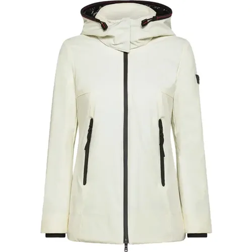 Slim-Fit Nylon Jacket with Detachable Hood , female, Sizes: 2XS - Peuterey - Modalova