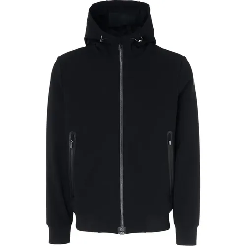 Schwarze Winter Thermo Stretch Jacke , Herren, Größe: S - RRD - Modalova