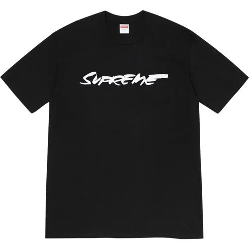 Limitierte Auflage Futura Logo Tee Schwarz , Herren, Größe: S - Supreme - Modalova