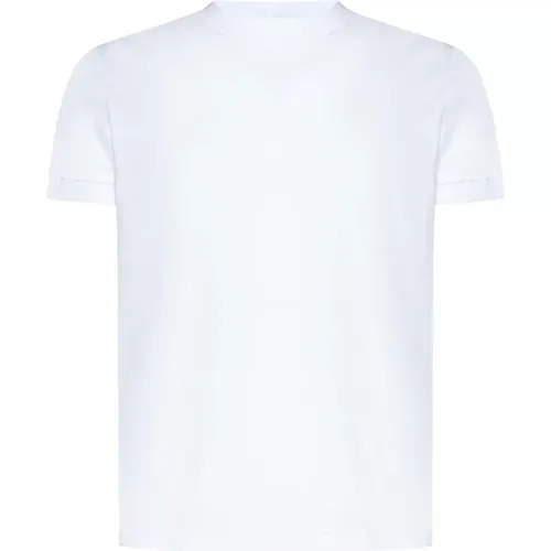 Weiße T-Shirts und Polos aus Filoscozia , Herren, Größe: XL - Tagliatore - Modalova
