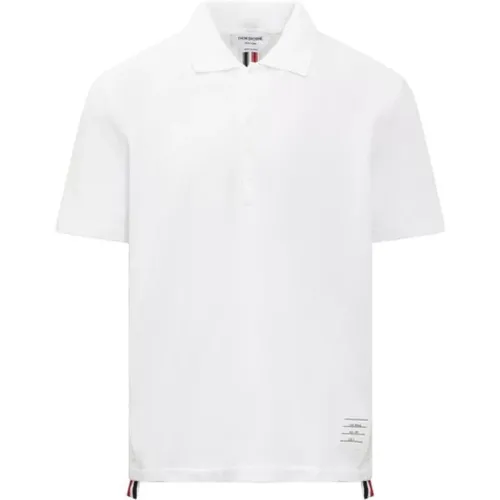 Klassisches Pique Polo Shirt , Herren, Größe: 2XL - Thom Browne - Modalova