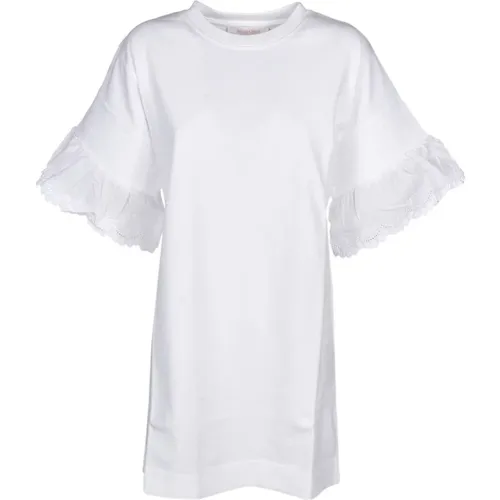 Butterfly T-Shirt Dress , female, Sizes: M - See by Chloé - Modalova