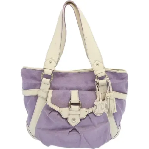 Pre-owned Canvas celine-bags , female, Sizes: ONE SIZE - Celine Vintage - Modalova