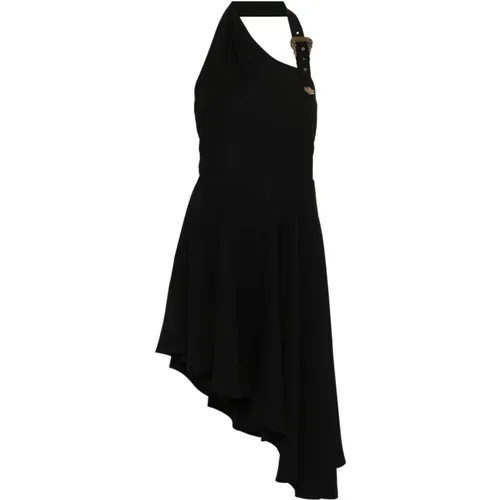 Satin Opaco Dress , female, Sizes: S, 2XS - Versace Jeans Couture - Modalova