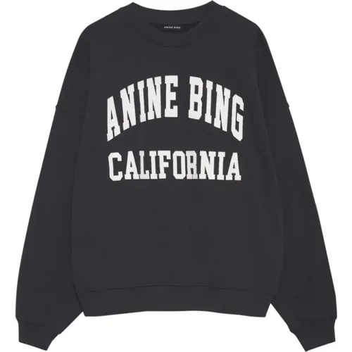 Bio-Baumwoll-Sweatshirt , Damen, Größe: L - Anine Bing - Modalova