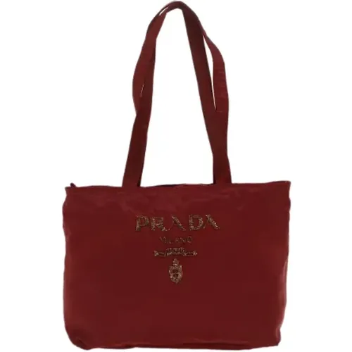 Pre-owned Fabric totes , female, Sizes: ONE SIZE - Prada Vintage - Modalova